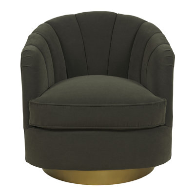 Tipsy 28.75" W Swivel Barrel Chair