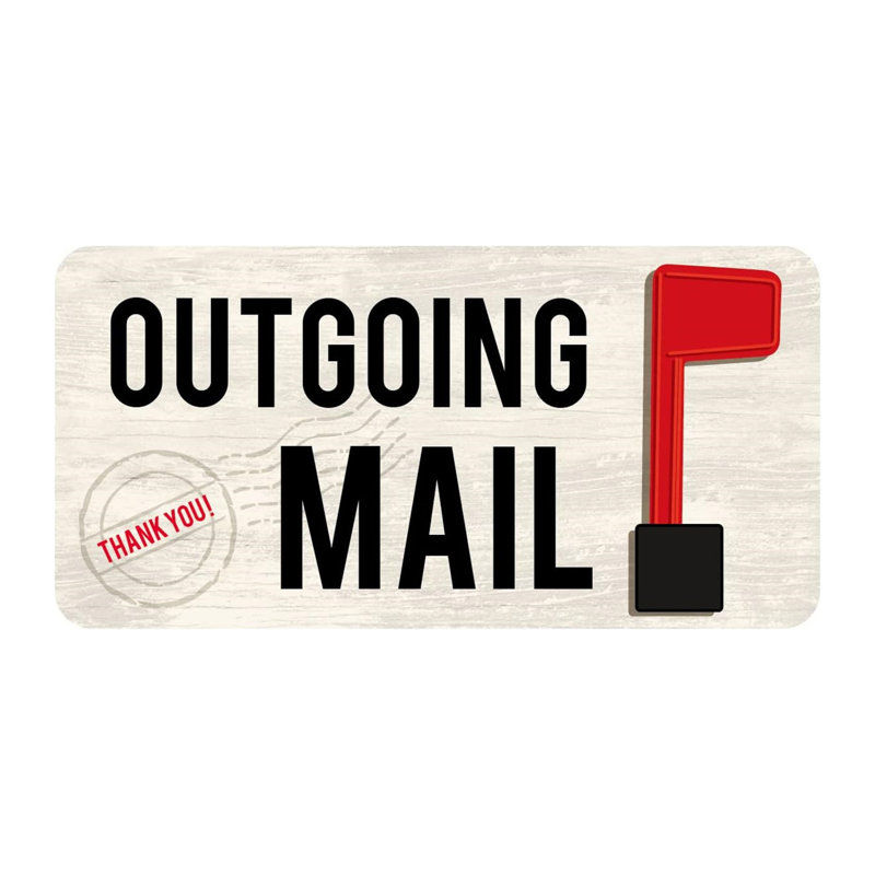 Alloy Steel Mailbox Flag,Reflective Outgoing Mail Magnetic Mailbox Flag Sign Can Be Used To Replace A Broken Flag On A Mailbox, Silver With Reflective Surface, ?4 X 8 X 0.1 Inches