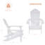 Chaise Adirondack en plastique Insani-1389215781
