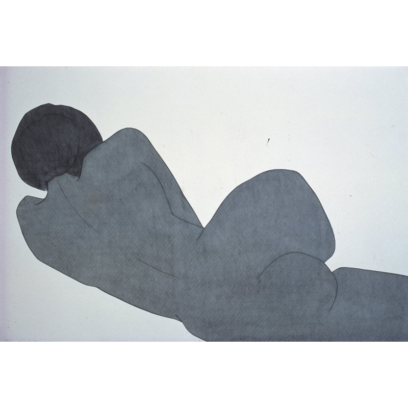 KM’s Nude Study I by Russell Mott, 24" H x 36" W x 0.01" D
