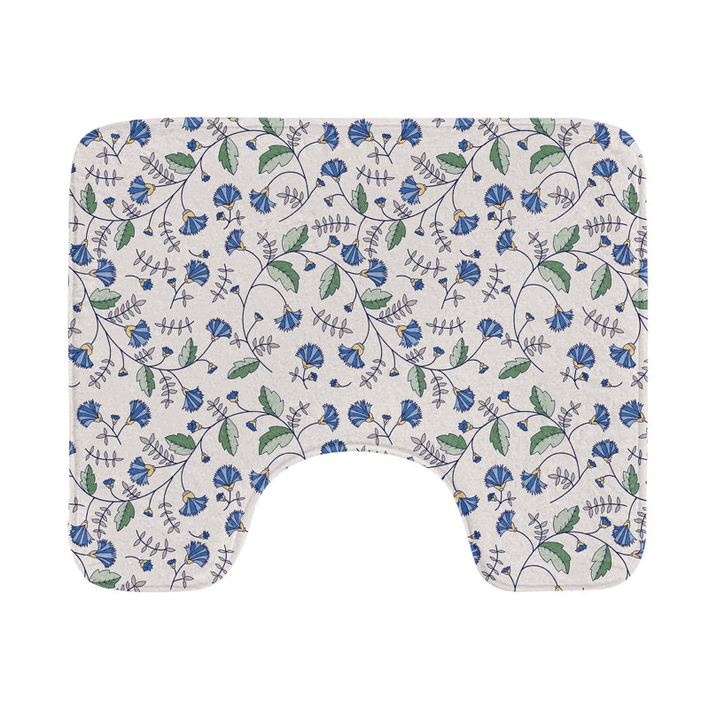 Multicolore tapis de salle de bain floral U