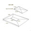 Toile de remplacement pour pavillon de jardin à toit double 13 x 10 pi-111086378