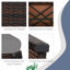 Repose-pieds d'extérieur en rotin avec coussin Trulli-549746096