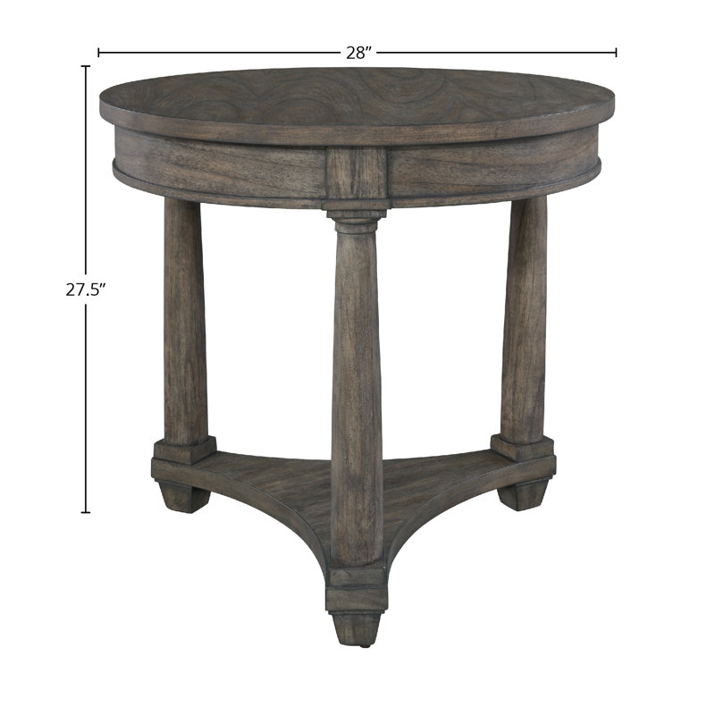 Hadik Round Lamp End Table