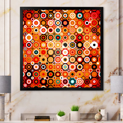 " Disco Style Pattern With Dots "