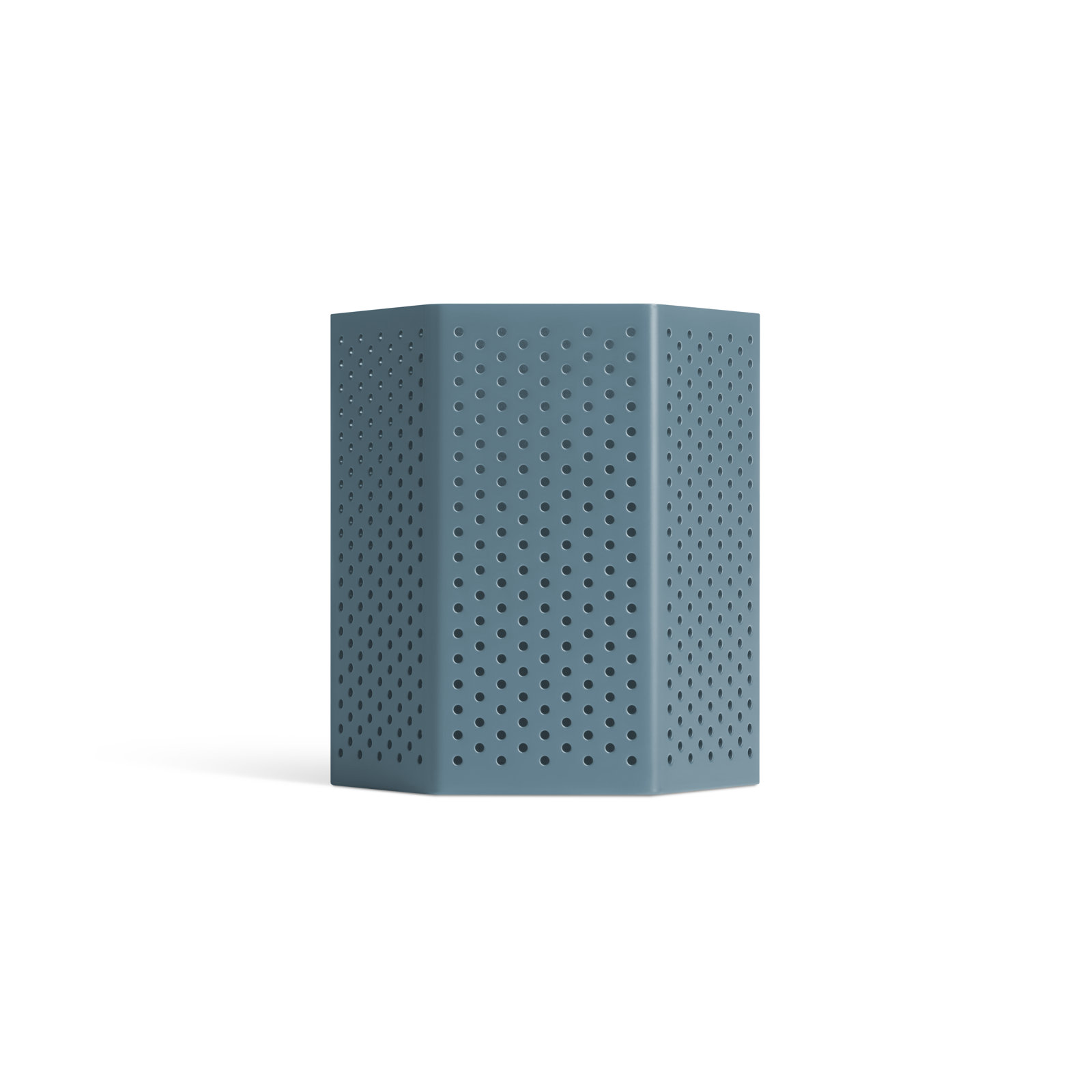 Wink Lantern Candle Holder, 6" H x 6" W x 5" D, Marine Blue