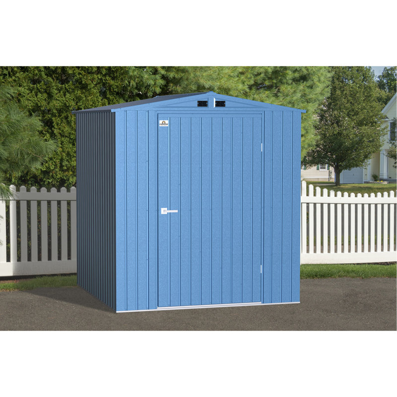 Remise de rangement Elite Steel, 6 x 6, bleu gris