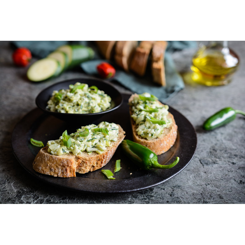 Zucchini Spread - Wrapped Canvas Print, 30cm H x 46cm W x 3.8cm D