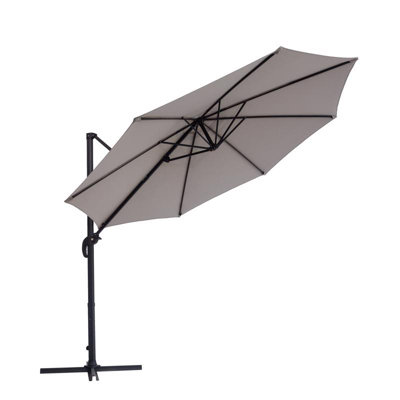 Christipher 117'' Tilt Cantilever Umbrella