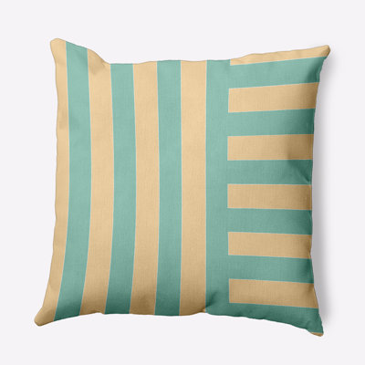 Striped Reversible Throw Pillow