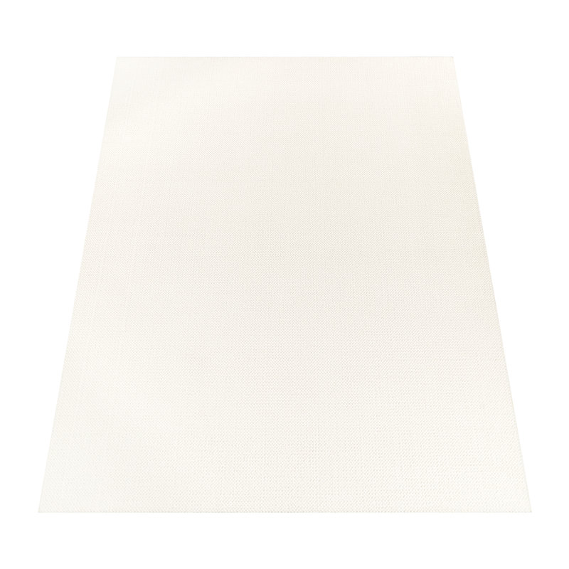 Sevilla Uniform Colour Area Rug, Rectangle 160cm x 220cm, Light Beige
