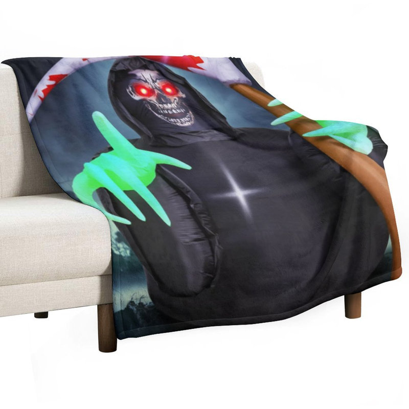 Jeté en flanelle de luxe Glowing Hands, couverture douce et chaude pour le canapé-lit du salon, 30x40in