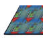 Tapis vert/rose à motifs-2102934381