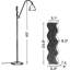 Vase de plancher Modern Wave