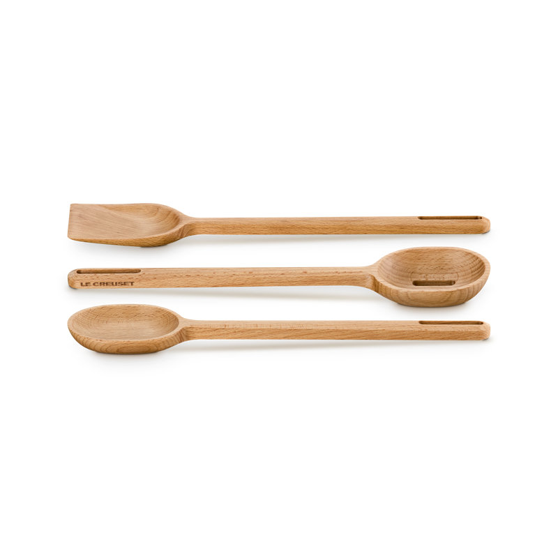Le Creuset 3-Piece Signature Wood Tools Set