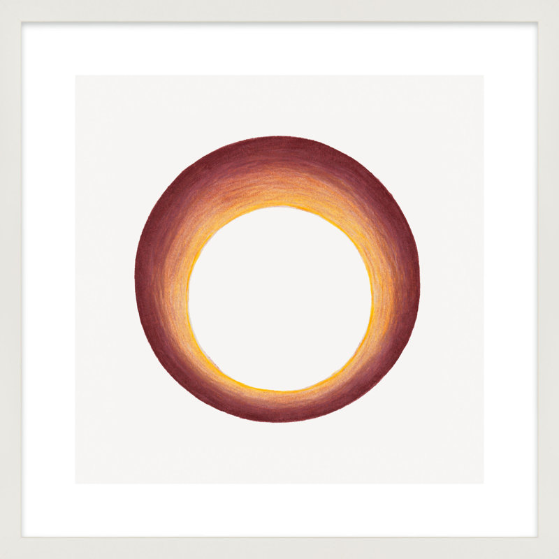 Torus 3 Print by Katy Montica, 16" H x 16" W x 1.25" D , White