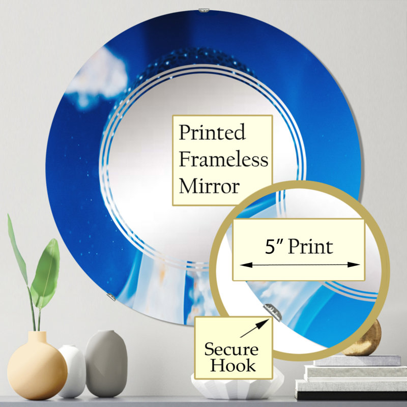 Miroir de salle de bain sans cadre, 24 po x 24 po