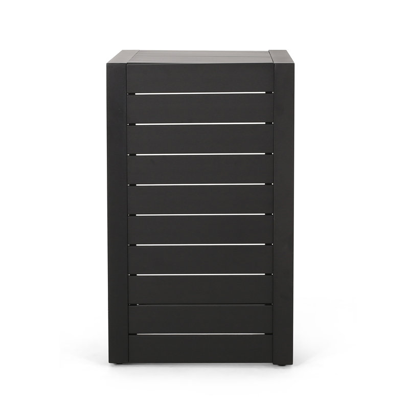 Cape Coral Alu C-Shaped Table(Only Including Table), Black
