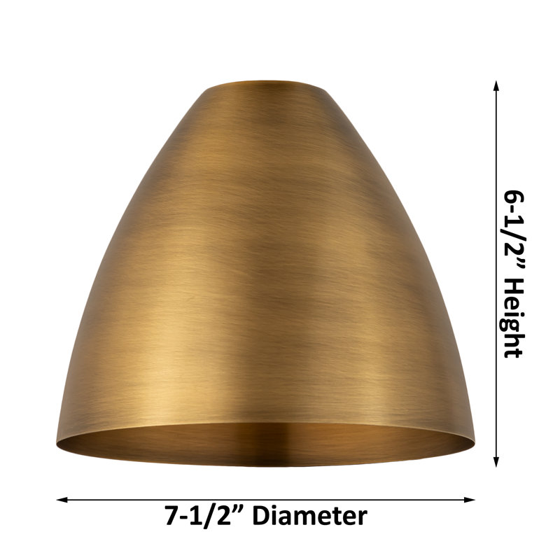 Amenda - cuivre antique - bras pivotant réglable, No, Gold/Brushed Brass