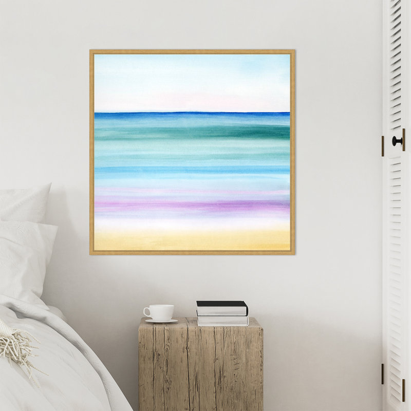«Dawn on the Bay II» par Grace Popp, reproduction d'art sur toile encadrée, H 30 po x l 30 po