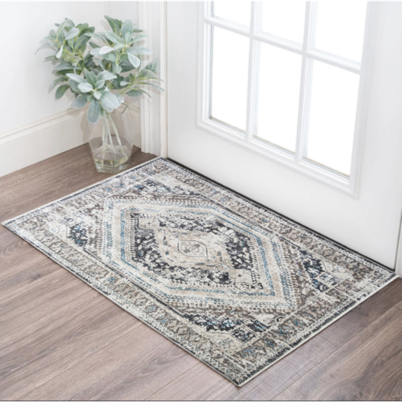 Tapis rectangulaire Knisha, Rectangle 2 pi 1 po x 3 pi 3 po