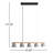 London 5-Light Dimmable Linear Pendant