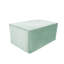 Repose-pieds rectangulaire en microfibre et vinyle rembourré 36 po x 24 po, H 16 po-107144502