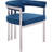 Marcello Kenlea Velvet Upholstered Back Arm Chair-1047657335