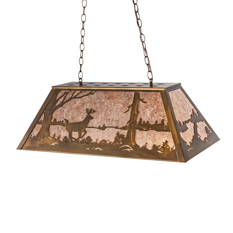 Rustic Lodge 6 - Light Pendant, Antique Copper