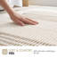 Tapis pour salle de bain gaufré 1 pièce en polyester brun clair 17 x 24 po Millstreet-134155083-134155085