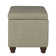 Repose-pieds rectangulaire avec rangement en polyester 22 po Arath