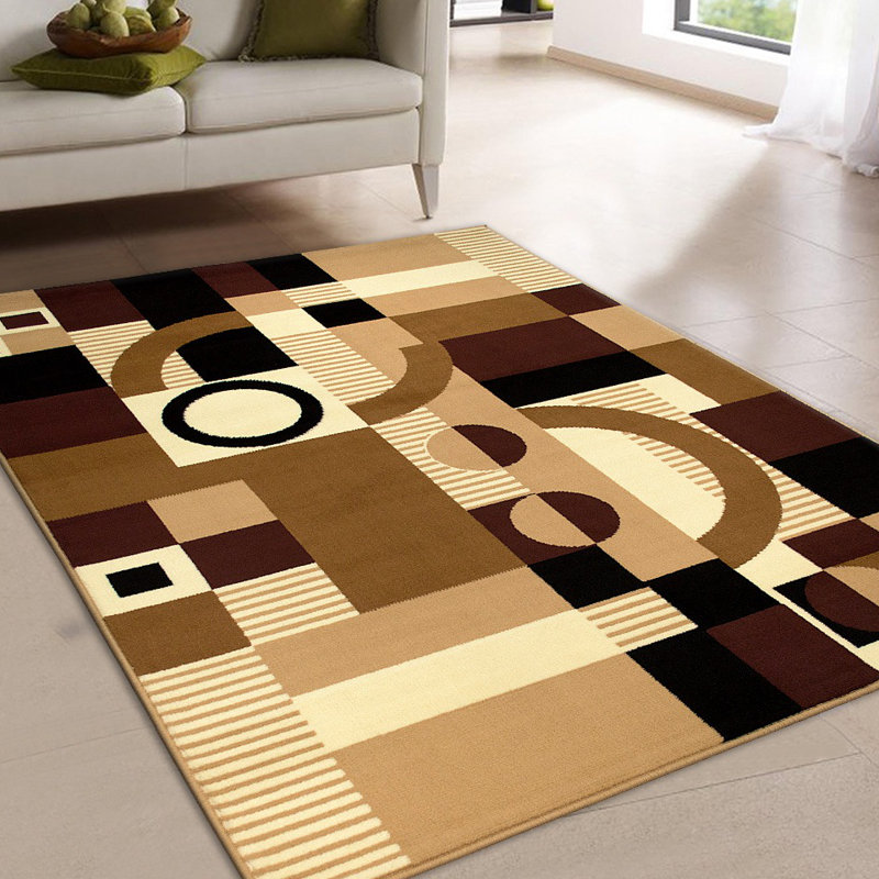 Geometric Indoor Rug, 7'7" x 10'6"