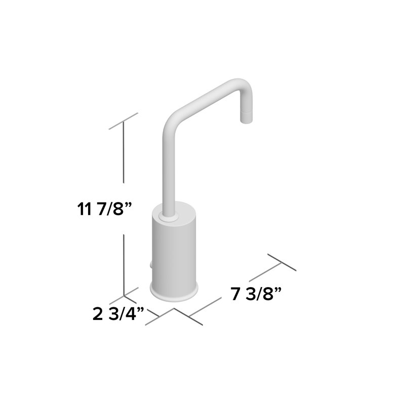 Gooseneck Single-Hole Sculpted Ac-Powered Commercial Faucet with Insight Technology and Temperature Mixer, Polished Chrome