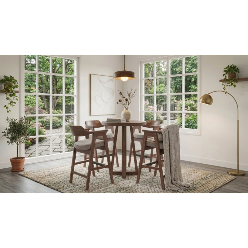  Table bistro Mia, Scorie, H 42 po x L 32 po x l 32 po