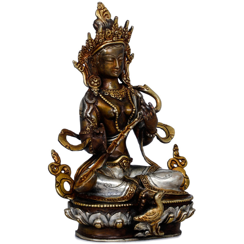 Statue népalaise de Saraswati