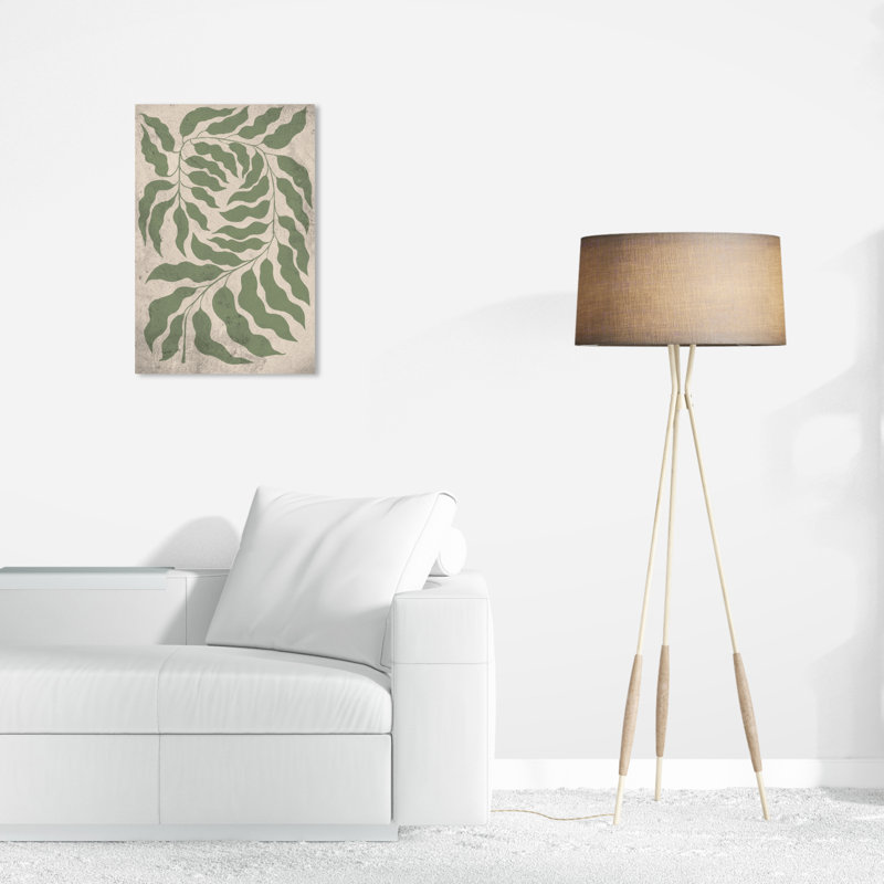 «Lakyna Compound Leaves» sur toile, H 24 po x l 16 po x P 0,8 po
