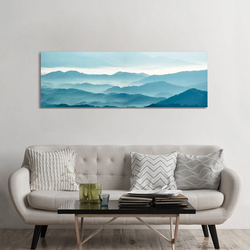 Giclée Misty Mountains, H 24 po x l 72 po