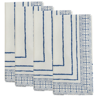 Tovar Cotton Geometric Square Napkin
