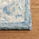 Micro-Loop Oriental Area Rug In Blue / Ivory