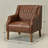 30.5'' W Top-grain Genuine Leather Upholstered Armchair-1765020401