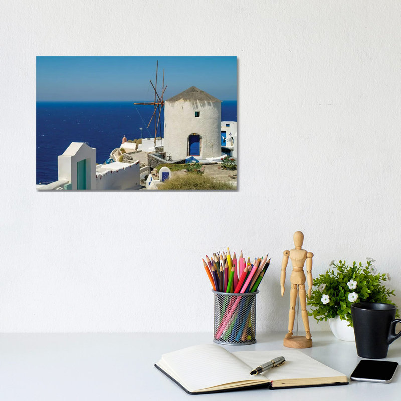 Santorini XI by Ben Heine - Wrapped Canvas Print, 20.32 cm H x 30.48 cm W