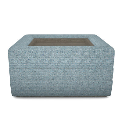 Boyden Ottoman with Wood Tray