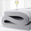 Surmatelas pour grand lit, mousse viscoélastique imprégnée de gel de 2 pouces - refroidissement et amp; Soulagement de la pression | Gris ardoise | Polyuréthane-706840435-706840437