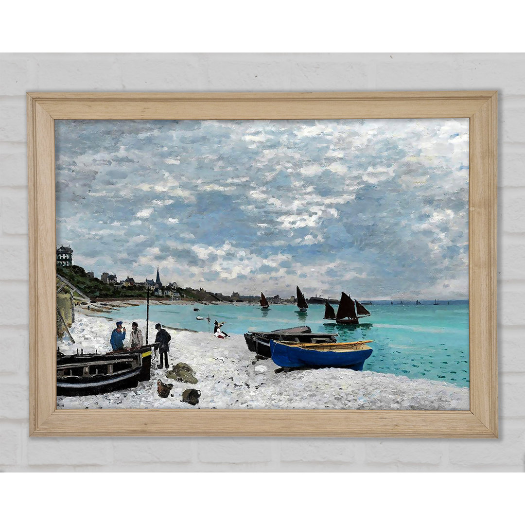 Monet Der Strand von Sainte-Adresse - Druck