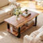 Solid Wood Top Coffee Table