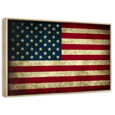 Drapeau rétro des États-Unis
