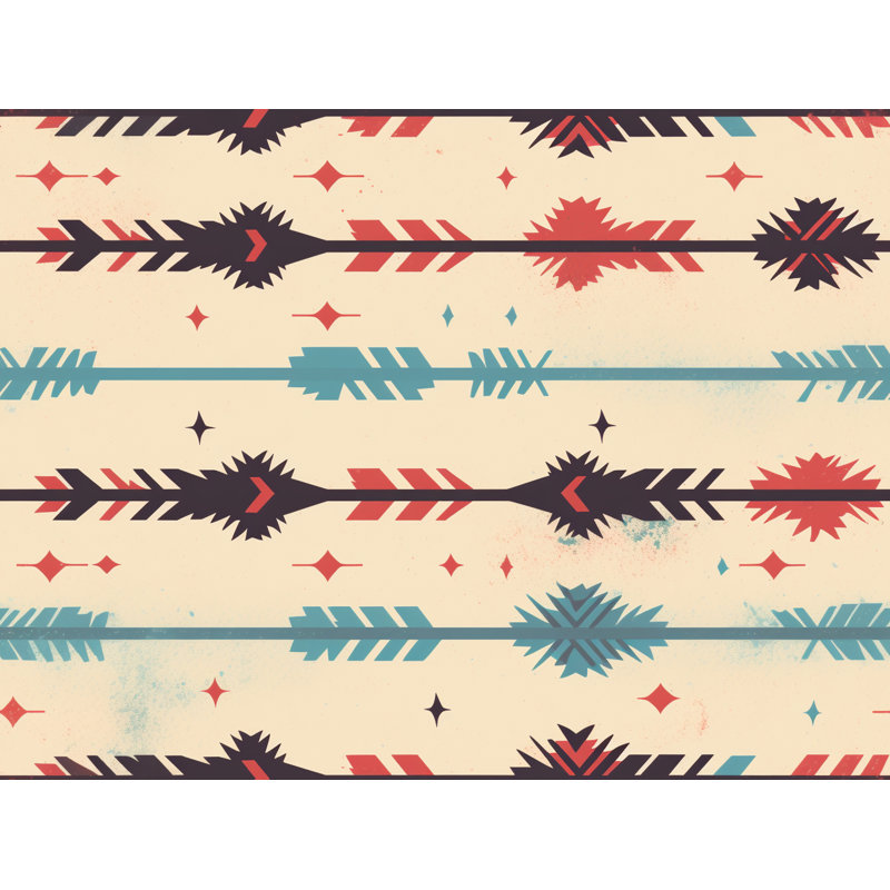 Native American Bedding Style Comforter Red, Édredon grand