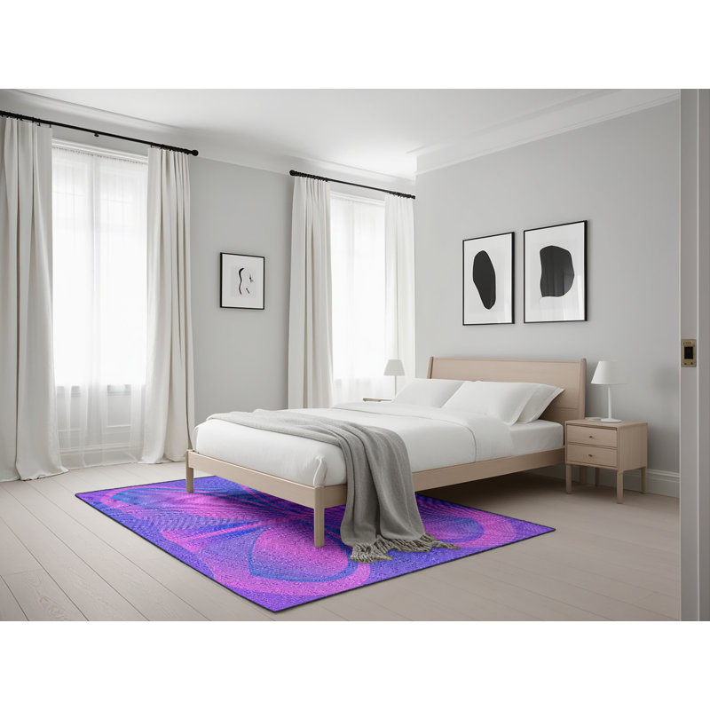 Tapis mauve Burhan, Rectangle 5 pi x 7 pi