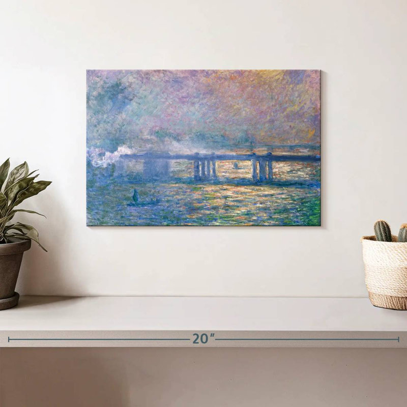 Sireci Charing Cross Bridge 1903, 8" H x 12" W