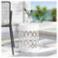 Outdoor Metal End Table -Large-1285833872
